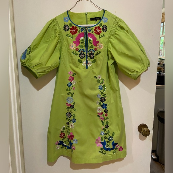 Nanette Lepore Dresses & Skirts - Nanette Lepore Embroidered Mexican Dress